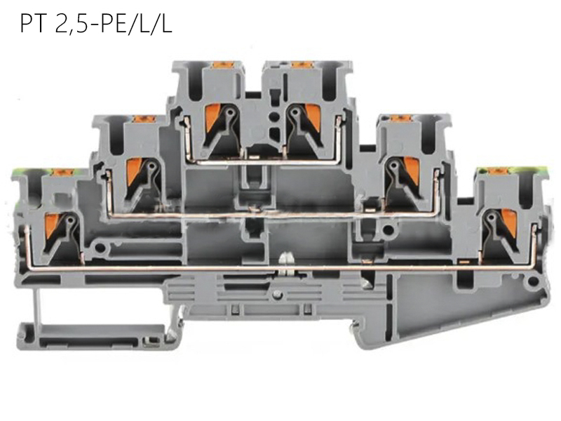 世麥德 直插式接線端子 PT2.5-PE/L/L 世麥德 直插式接線端子 PT2.5-PE/L/L